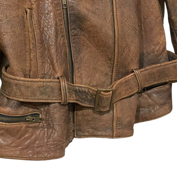 RARE UNISEX VTG AVIREX LTD FLIGHT LEATHER JACKET HI SPEED LOW LEVEL FLIGHT - Picture 11 of 16